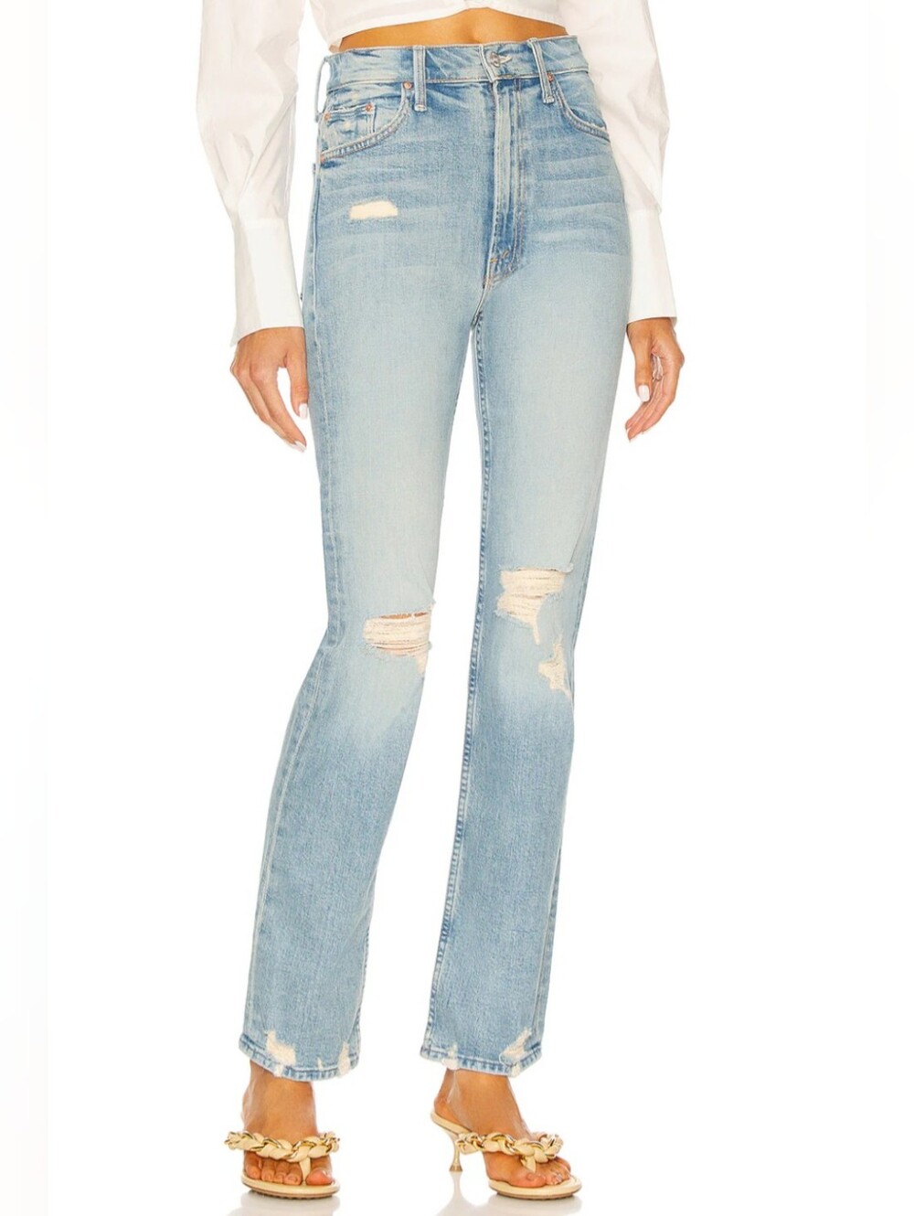 MOTHER High Waisted Rider Skimp The Confession Jeans Size 23 NWT